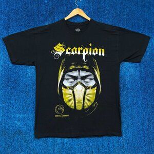 Scorpion Hanzo Hasashi Get Over Here Mortal Kombat Tee XL